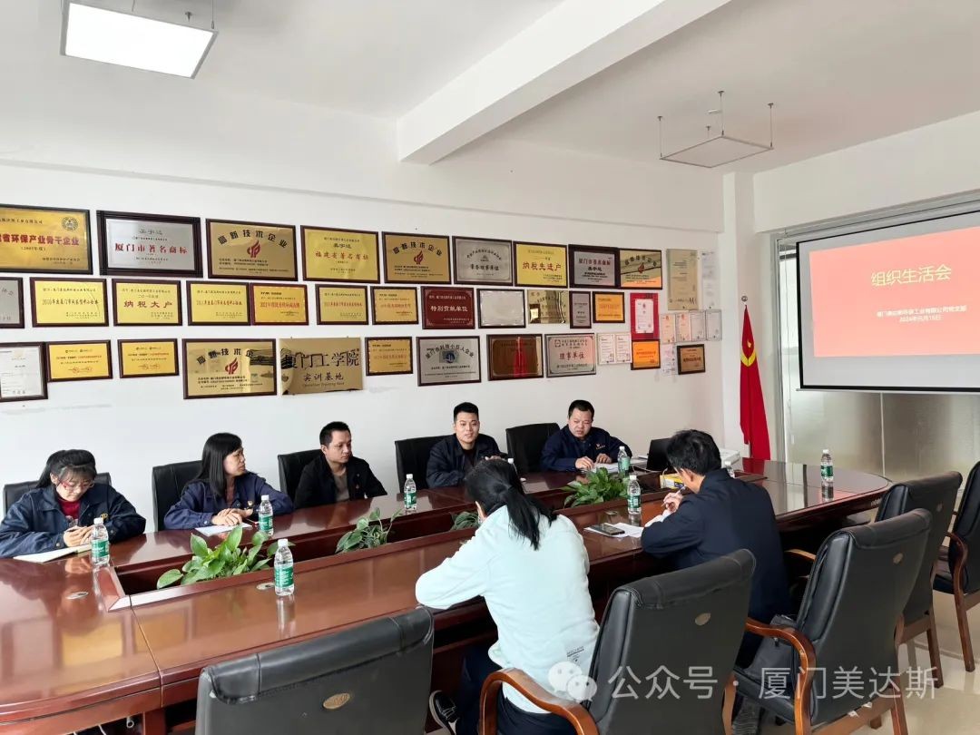 美達(dá)斯黨支部召開專題組織生活會